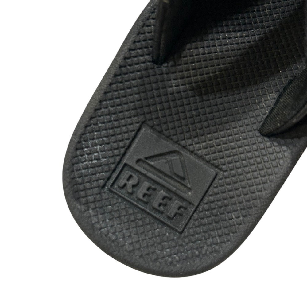 Reef Ahi Black Gum Kids Sandals Flip Flops with Backstrap - Picture 9 of 9
